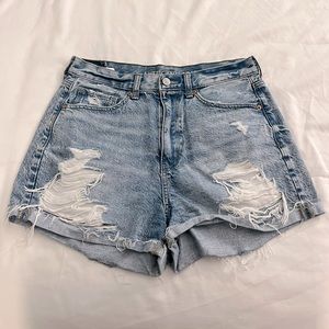 American Eagle Distressed Jean Shorts